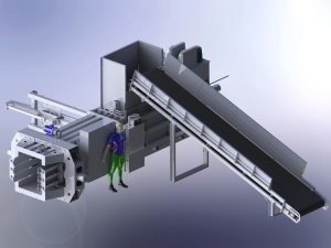 Канальный пресс Кубер-50ГА с автоматической обвязкой кип