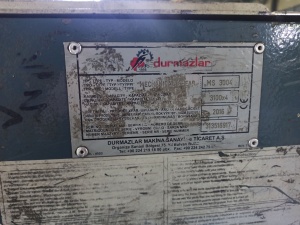 Гильотинные ножницы Durma MS 3004 электромеханическая