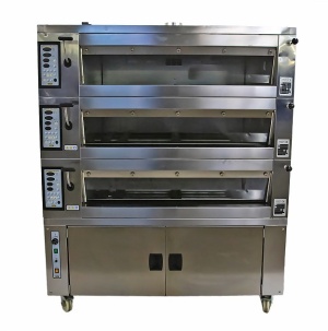 Печь подовая Mondial Forni Modul 4T-60/40 + шкаф расстоечный (б/парогенераторов)