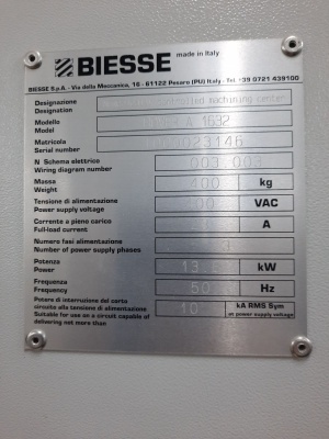 4-осный Центр с чпу Biesse Rover A1632 2018г
