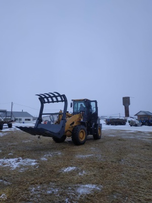 Захват для силоса и сенажа для Komatsu WA380