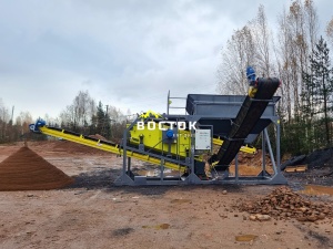 Мобильный грохот на салазках ДТ-60