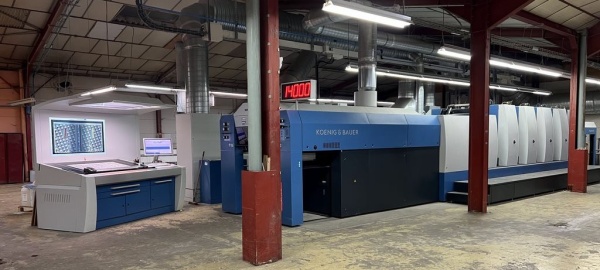 KBA Rapida 105-5+L, Year 2019 - 2 Dryers UV & LED-UV