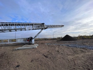Радиальный конвейер Автоматический Телескопический PTRC1055, 500 т/ч, PolygonMach Турция