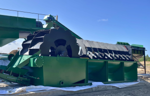 Линия мойки песка гравия щебня