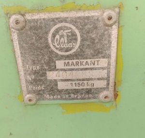 Тюковый пресс подборщик claas markant 50