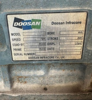Дизельный генератор doosan P 126TI