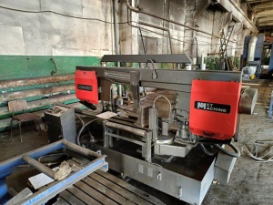 Полуавтоматический ленточнопильный станок MetMachine LSZ4040-N000T0 с поворотной рамой, 2024 г.в