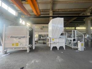 Пресс-компактор стационарный DownWaste DWSC-01 со сменным контейнером C-08 (8 м3)