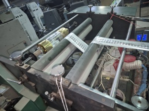 Тигель с тиснением TYMB-750, 2007 г.в, термоплита, протяг фольги