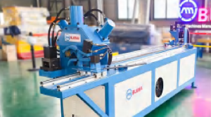 CNC ANGLE STEEL FLANGE PRODUCTION LINE (Автоматическая линия для производства угловых стальных фланцев с ЧПУ) серия JG