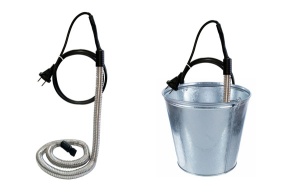 Подогрев уличной поилки для животных