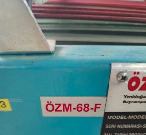 Оборудование для резки пакетов OZM “68 F