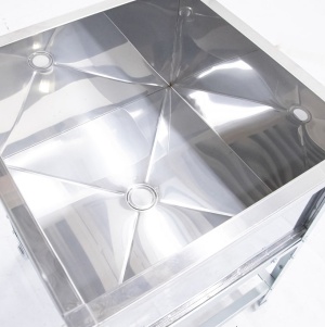 Ванна моечная односекционная 650х650х870 сварная Hessen ВМ-1/6 оц