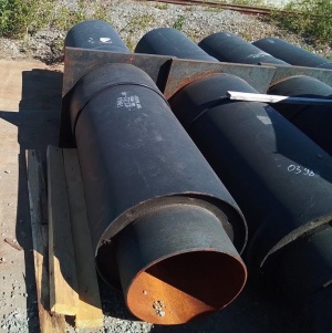 Труба ППУ ПЭ 426х8/600, элементы трубопровода