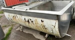 Ванна творожная нержавеющая ВТН, объем 2,5 куб.м, с рубашкой, инв 4118