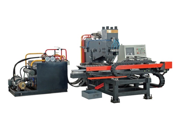 Стан с ЧПУ для пробивки и маркировки листа и уголки Усиленный станок с ЧПУ для пробивки сверления и маркировки листа и уголки типа B