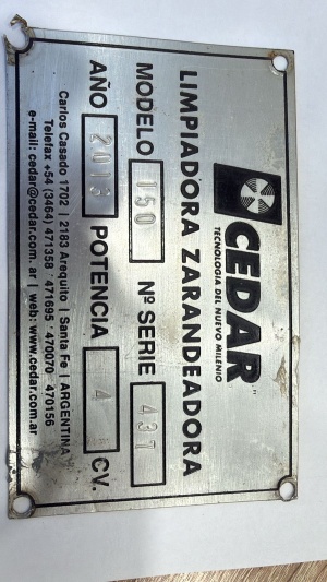 Зерноочистительная машина CEDAR 150