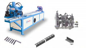 CNC ANGLE STEEL FLANGE PRODUCTION LINE (Автоматическая линия для производства угловых стальных фланцев с ЧПУ) серия JG
