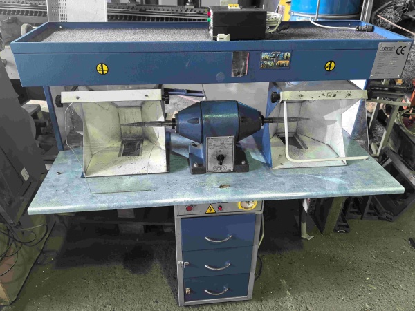 Полировальный станок с вакуумной вытяжкой gold BIG