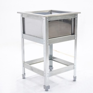 Ванна моечная односекционная 530х530х850 сварная Kayman ВМ-611/530