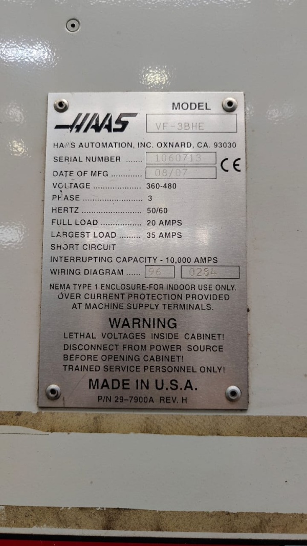 Вертикально-фрезерный станок haas VF-3BHE