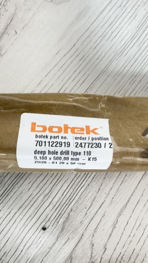СВЕРЛА ДЛЯ ГЛУБОКОГО СВЕРЛЕНИЯ L 500 D8,9/9,1/9,2 BOTEK