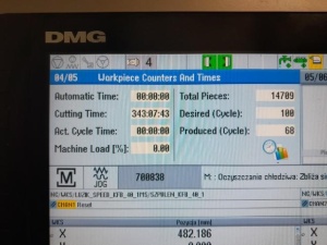 5-ти осевой обрабатывающий центр DMG MORI - DMF 260-7 MACH-ID 9283