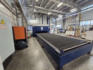 Установка лазерной резки листа HAN'S LASER G6020F, 6 кВт, 6 х 2 м