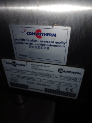 Инжекторный пароконвектомат Convotherm OES 6.10