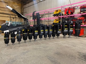 Гидробур на экскаватор-погрузчик JCB, Cukurova, Komatsu и других