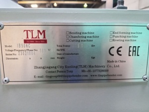 Полуавтоматический трубогибочный станок IRONMAC IB-50NC (почти новый)