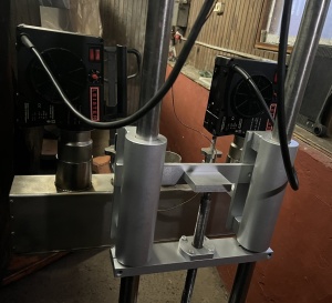 Система термоусадки термоколпачков (воздушный термотуннель)