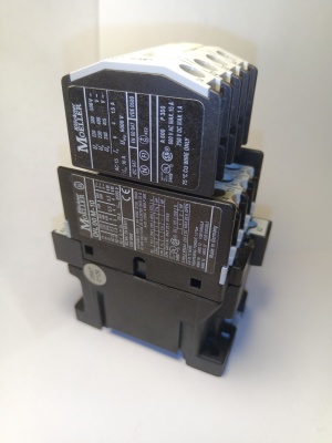 Контактор DIL00M-10 + 22DILM 20A катушка 230VAC Moeller
