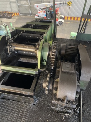 Линия по передаче и хранению стружки (сыпучих материалов): транспортеры, конвейеры, бункеры, дозаторы