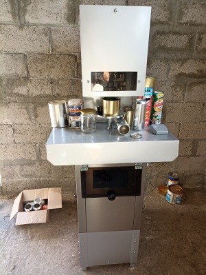 станок для закатки жестяных консервных банок автоматический