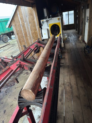 Станок (линия) для оцилиндровки и домостроения