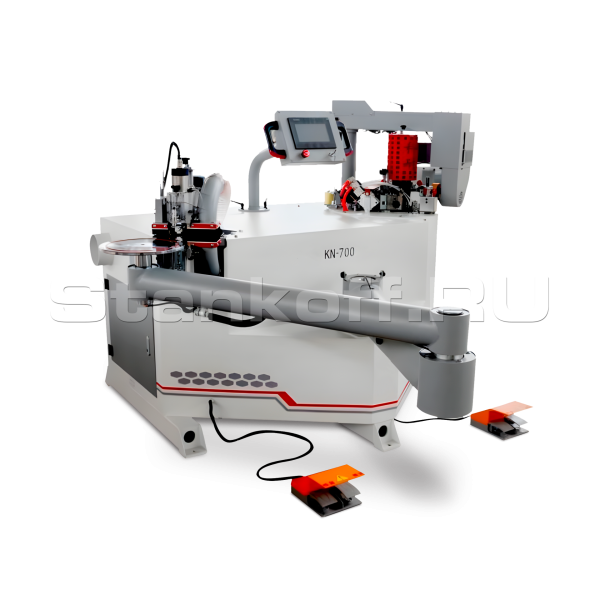 Кромкооблицовочный станок с автоматической подачей KN-700-3-Pro