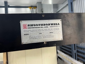 Флаторезка машина SBL NSC-1400, 2003 г.в. 2 рольные зарядки. Ширина роля 1400 мм