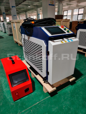 Оптоволоконный лазерный сварочный аппарат + лазерный очиститель + лазерный резак 4 в 1 LWC-3000/Raycus