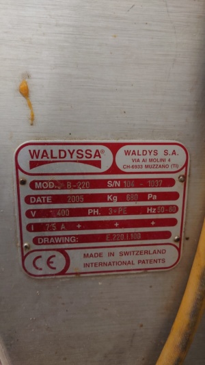 Автоматическая упаковочная машина waldyssa B-220