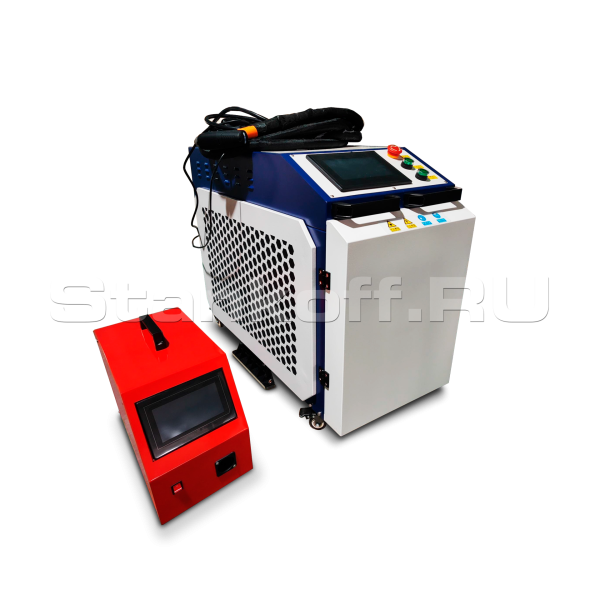 Оптоволоконный лазерный сварочный аппарат + лазерный очиститель + лазерный резак 4 в 1 LWC-3000/Raycus