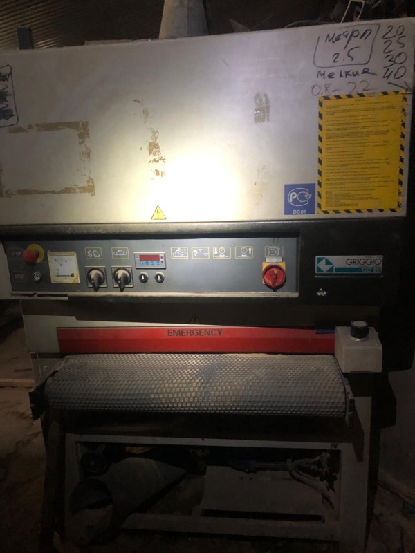 Станок шлифoвaльнo-калибровальный (Griggio 950)