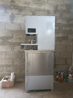 станок для закатки жестяных консервных банок автоматический