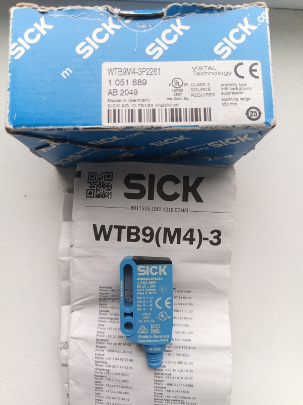 WB9M4-3P2261 Sick Оптический датчик