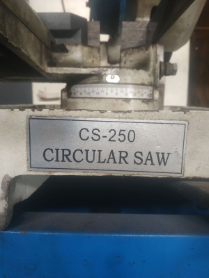 Дисковый отрезной станок по металлу Ferrum Circular Saw cs250. изг 17.12.2018 год
