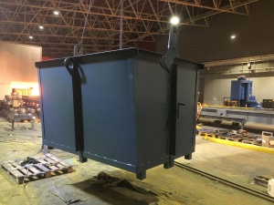 Контейнер распашной для производственных отходов