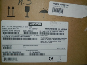 Жесткий диск IBM 1.2TB 10K SAS 12Gb/s 2.5