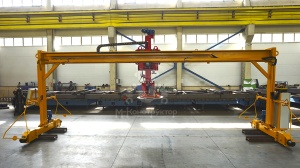 Портальный заглаживатель бетона