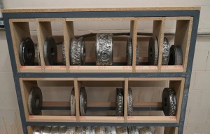 Вальцы/штампы роликовые для накатки декоративного рельефа из древесной пульпы